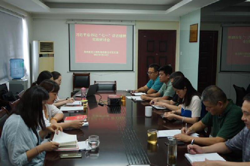 咨詢(xún)黨支部組織召開(kāi)學(xué)習習近平總書(shū)記“七一”講話(huà)精神交流研討會(huì )