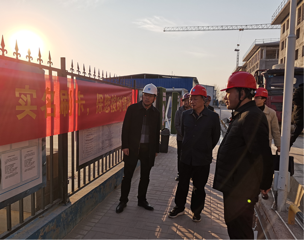 市國資委領(lǐng)導調研指導建投集團工程項目款項支付和農民工工資支付情況