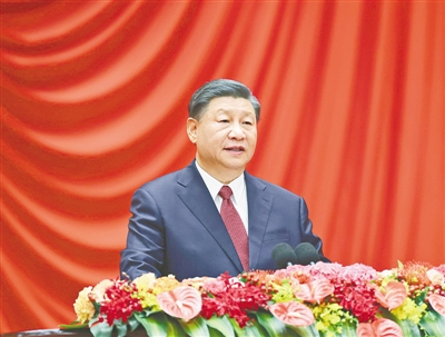 慶祝中華人民共和國成立74周年招待會(huì )在京舉行 <br/>習近平發(fā)表重要講話(huà) 李強主持 趙樂(lè )際王滬寧蔡奇丁薛祥李希韓正出席