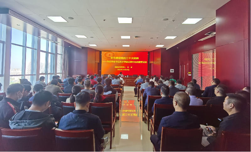 緊跟核心強忠誠 在深學(xué)細悟中堅定信仰信念 ——集團公司負責人汪洋同志為全體黨員講授主題教育專(zhuān)題黨課